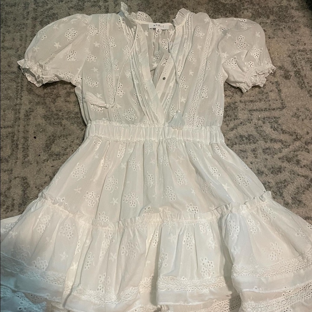 Mable white dress